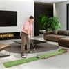 Golf Putting Mat Practice Training Aid with Auto Ball Return and 3 Hole Sizes - Gallery View 1 of 11