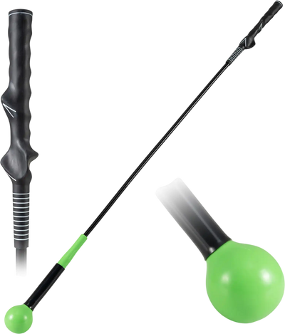 Costway Weighted Golf Swing Trainer Practice Stick Set 47