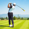 Golf Swing Trainer Aid 47inch/40inch/31.5inch Warm-up Practice Stick with Weighted Head for Grip-Yellow - Gallery View 1 of 10