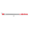 Golf Swing Trainer Click Stick in red, 31.5 inches long, designed for speed, flexibility, and balance training.