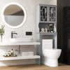 Bathroom Spacesaver Organizer with Adjustable Shelf-Gray - Gallery View 1 of 10