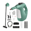 1400W Handheld Steam Cleaner with 14-Piece Accessory Kit and Child Lock-Green - Gallery View 1 of 10