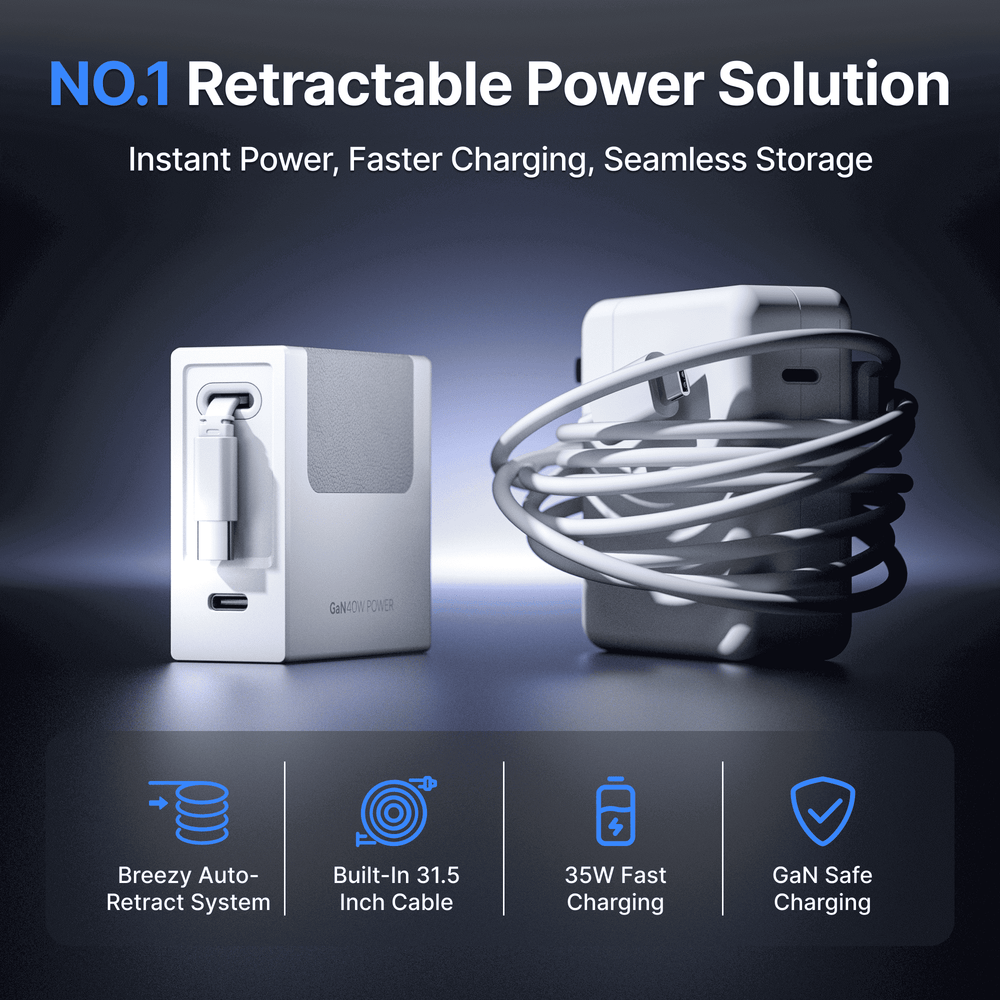 Giraffe Tools Retractable Charger 40W New