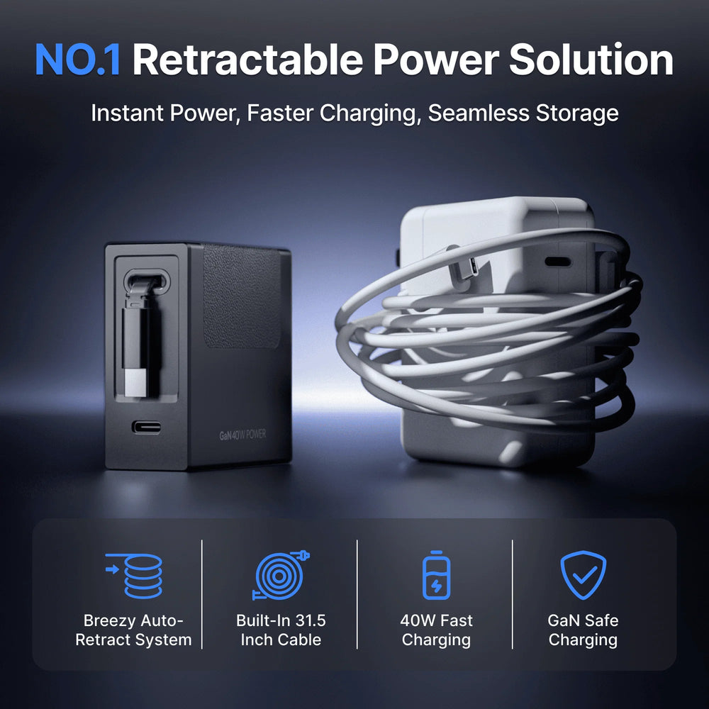 Giraffe Tools Retractable Charger 40W New