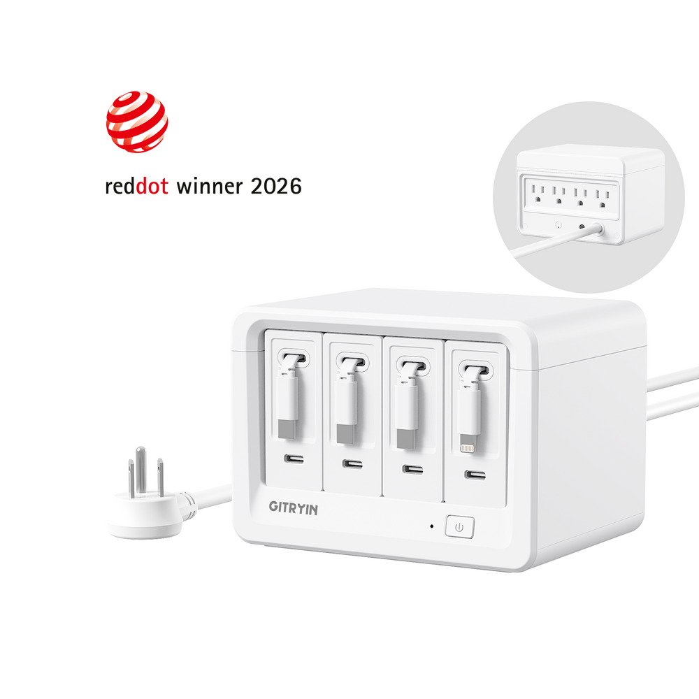 Giraffe Tools Desktop Charging Station 12-in-1 40W Combo New