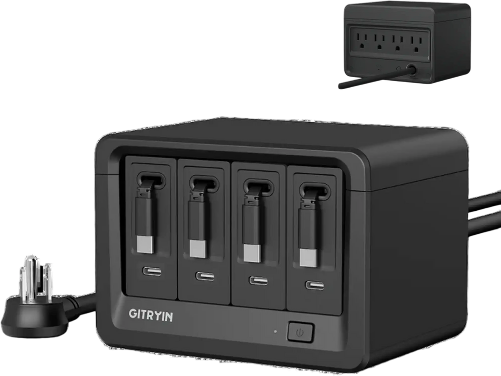 Giraffe Tools Gitryin Desktop Charging Station 12-in-1 40W Black New