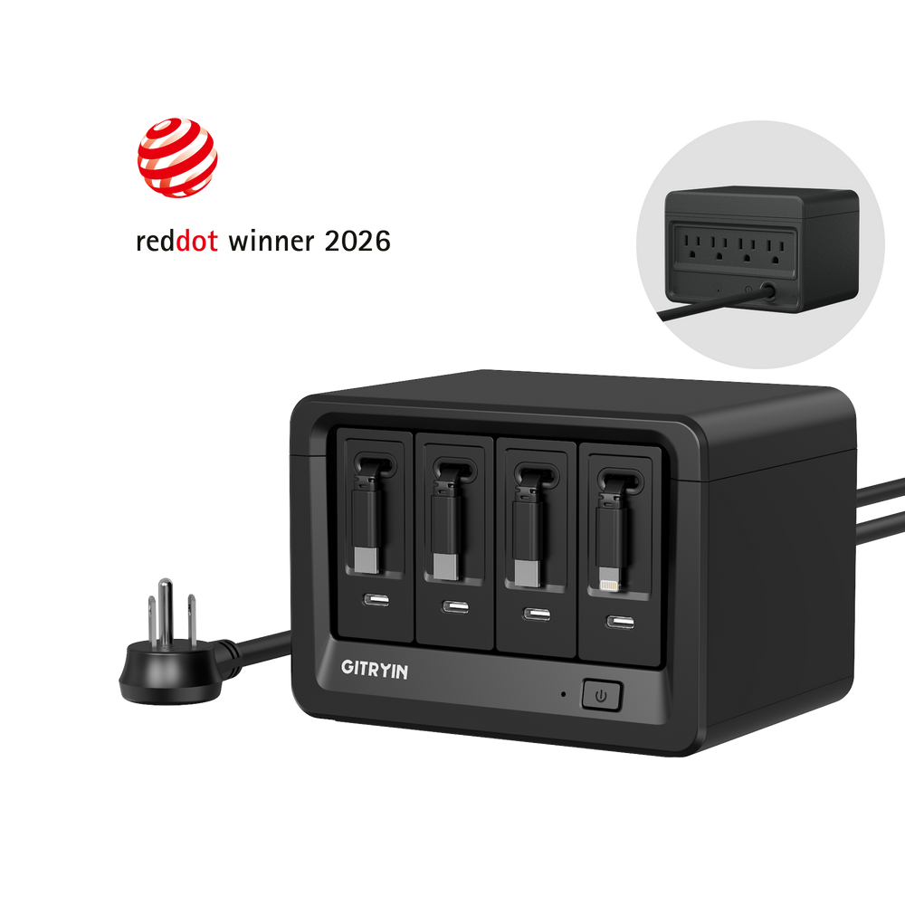 Giraffe Tools Desktop Charging Station 12-in-1 40W Combo New