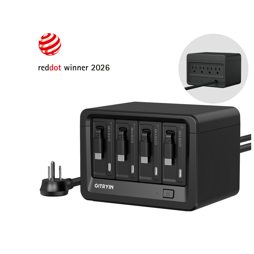 Giraffe Tools Desktop Charging Station 12-in-1 65W New