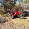 4 inch DUCAR 212cc 7hp Gas Engine Powered Wood Chipper with Towbar,  GS650