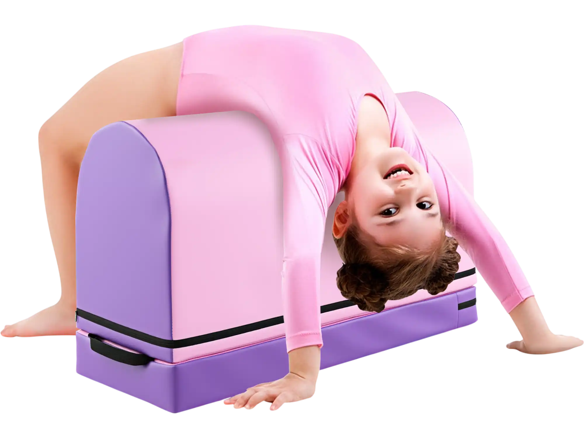Costway Kids Gymnastics Vaulting Box Training Mat Carrying Handle 94523671 New