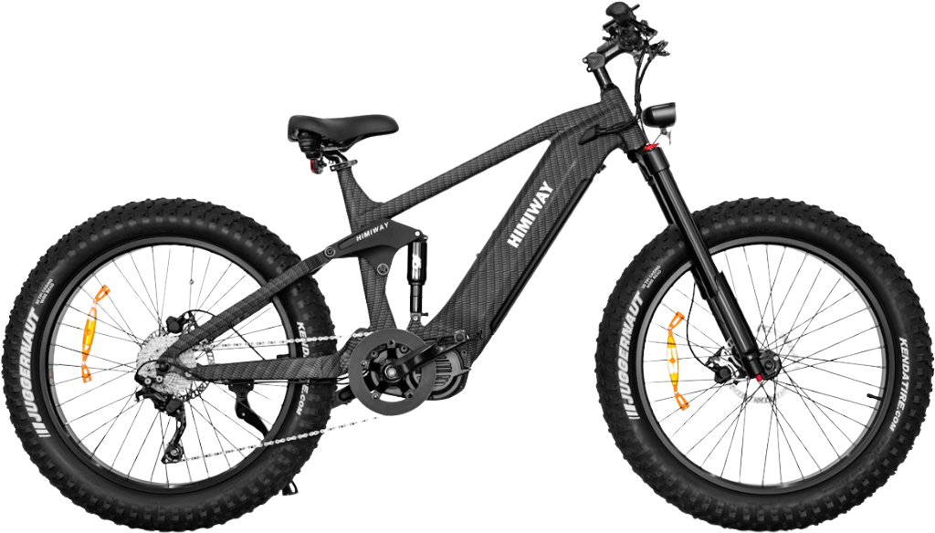 Himiway Cobra Pro Electric Bicycle 48V 1000W 20 MPH Full Suspension 26