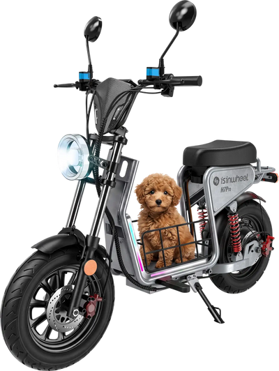 isinwheel H7Pro Electric Scooter with Seat 2000W 41 MPH 45 Mile Range 48V New