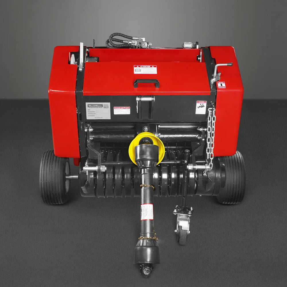 3-Point PTO Mini Round Hay Baler With Twine Wrap,   20" Diameter x 28" Width Bales,  For 15-50hp Tractor,  HB3120