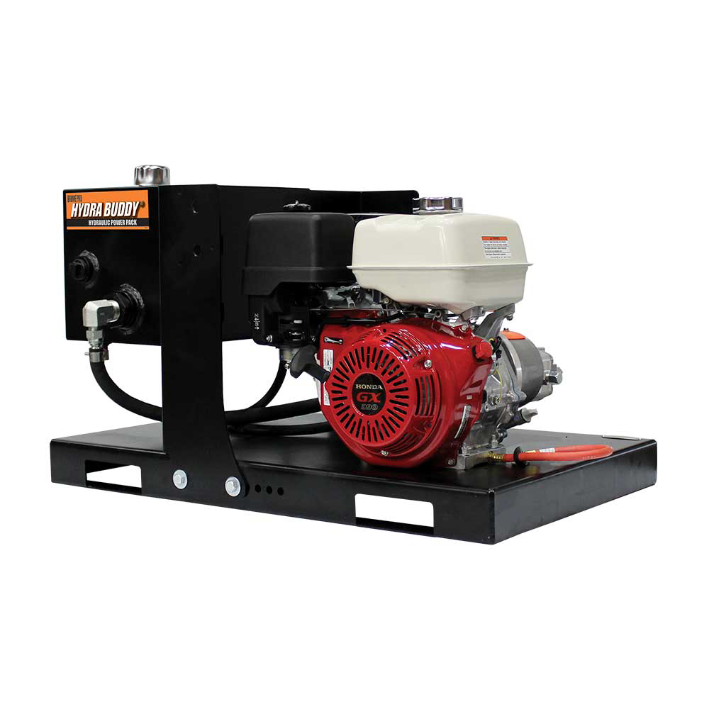 Brave Hydraulic Power Pack Hydra Buddy 2000 PSI 7 GPM with Honda GX390 Engine Skid Mount HBHS310GX New