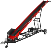 Firewood Conveyor,  7HP 212cc Gasoline Powered Max. 124