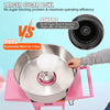 Vevor Cotton Candy Machine with Cart 1000W 149-473°F Stainless Steel Bowl with Sugar Scoop and Drawer New