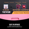 Vevor Cotton Candy Machine with Cart 1000W 149-473°F Stainless Steel Bowl with Sugar Scoop and Drawer New