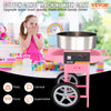 Vevor Cotton Candy Machine with Cart 1000W 149-473°F Stainless Steel Bowl with Sugar Scoop and Drawer New