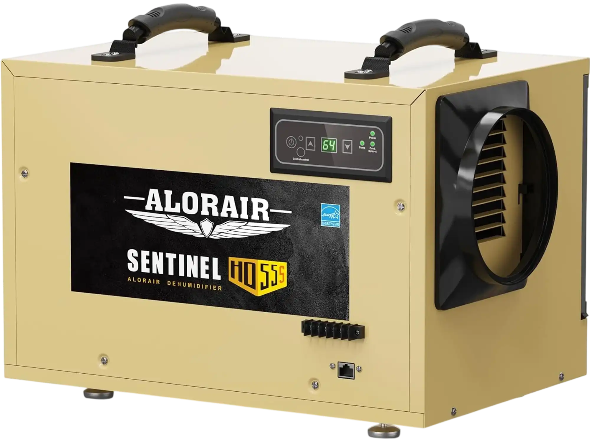 AlorAir Sentinel HD55S Basement/Crawlspace Commercial Dehumidifier Removal 120 PPD with Drain Hose Auto Defrost Memory Restart New