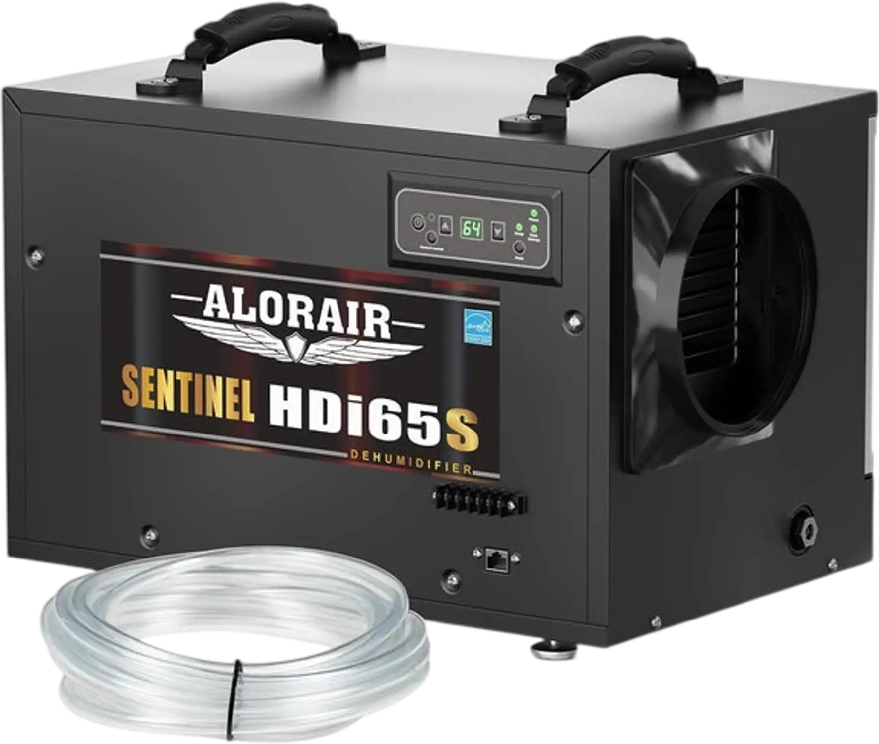 AlorAir Sentinel HDi65S Basement/Crawlspace Dehumidifier 120 PPD 1300 Sq. Ft. with Pump Auto Defrost Memory Starting New