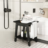 HIPS Shower Bench Seat with Handle Shower Head-Black - Gallery View 1 of 10