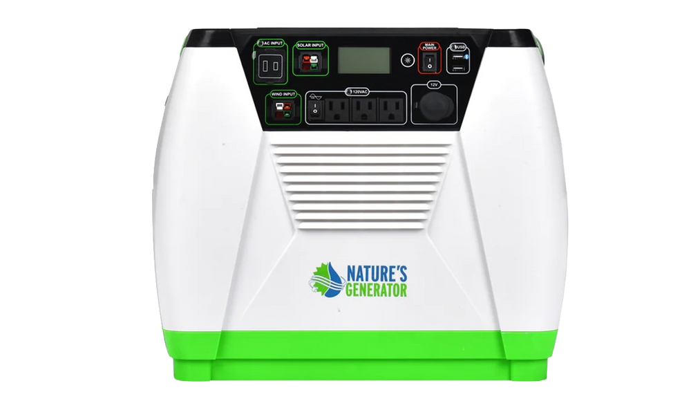 Nature's Generator HKNGGN 720Wh/1800W Solar Power Generator New