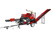 Honda GX390 Engine Firewood Log Splitter Processor with Conveyor,  20ton Splitting Force 24" x 15" Log Capacity,  18" Chainsaw,  HLS20