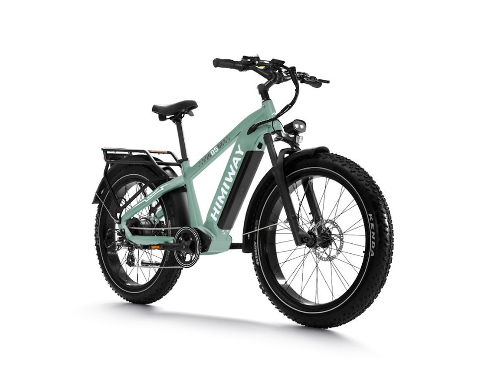 Himiway Zebra D5 Electric Bicycle 48V 750W 20 MPH Torque Sensor 26" Fat Tire New