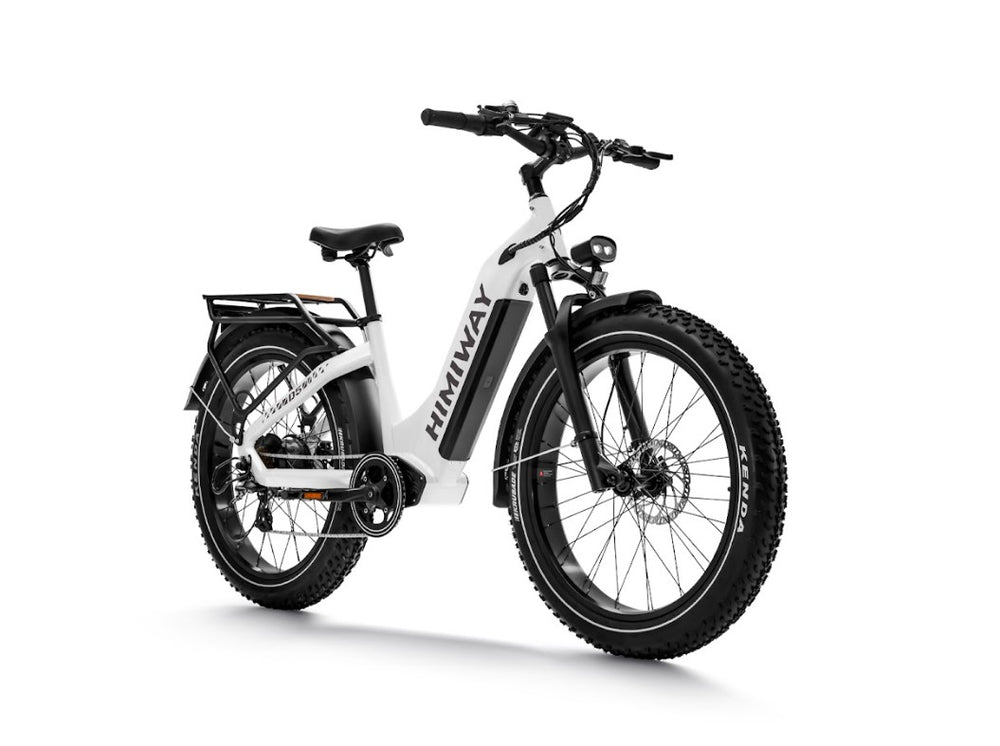 Himiway Zebra D5 ST Electric Bicycle 48V 750W Torque Sensor 20 MPH Step-Thru 26" Fat Tire New