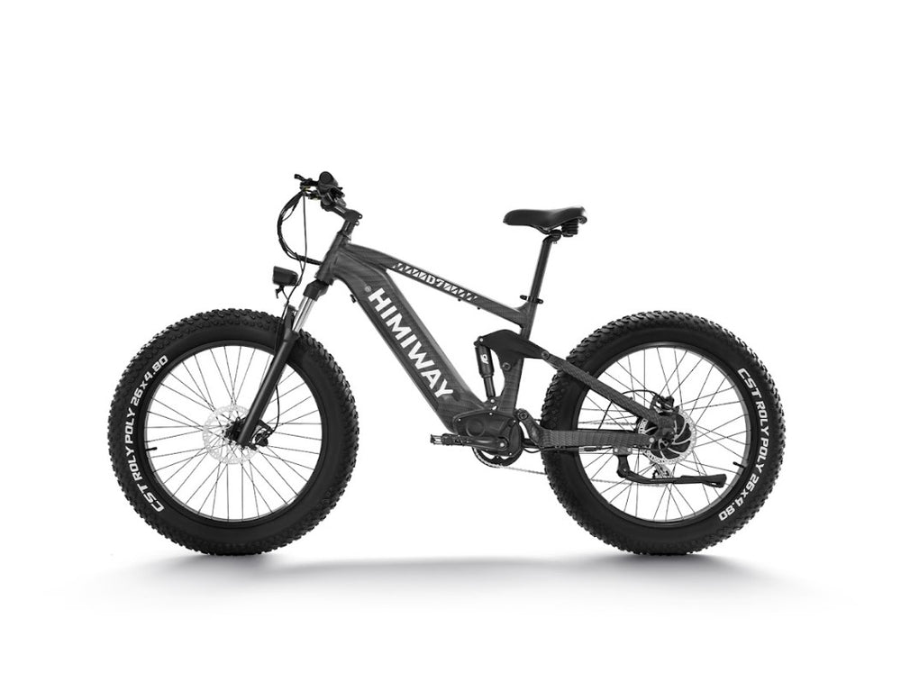 Himiway Cobra D7 Electric Bicycle 48V 1000W 20 MPH Full Suspension 26" Super Fat Tire New