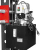 100 Ton H-Frame Electric Hydraulic Shop Press with Hand Winch, 110V Motor, Fully Welded Steel Frame, Safety Guard, HSP100E