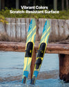 Vevor Water Skis Combo 67" 300 Lbs Capacity Adjustable X9 Bindings Rear Toe Plate for Adults New