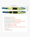 Vevor Water Skis Combo 67" 300 Lbs Capacity Adjustable X9 Bindings Rear Toe Plate for Adults New
