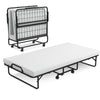 Costway Folding Bed Rollaway 75" x 38" Memory Foam Mattress Steel Frame Hook and Loop Fasteners New