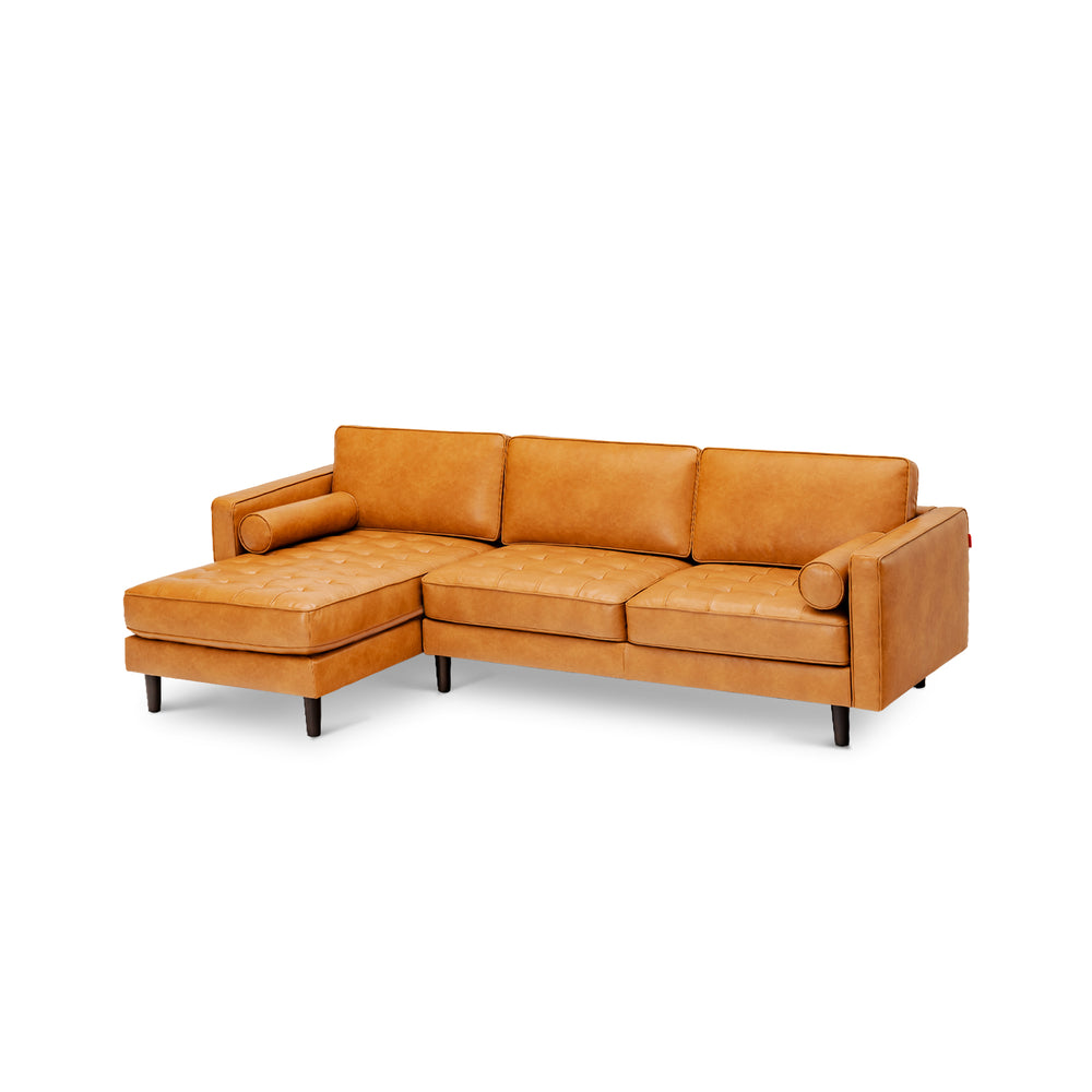 Costway Sectional Sofa Couch L-Shaped 3 Seat New