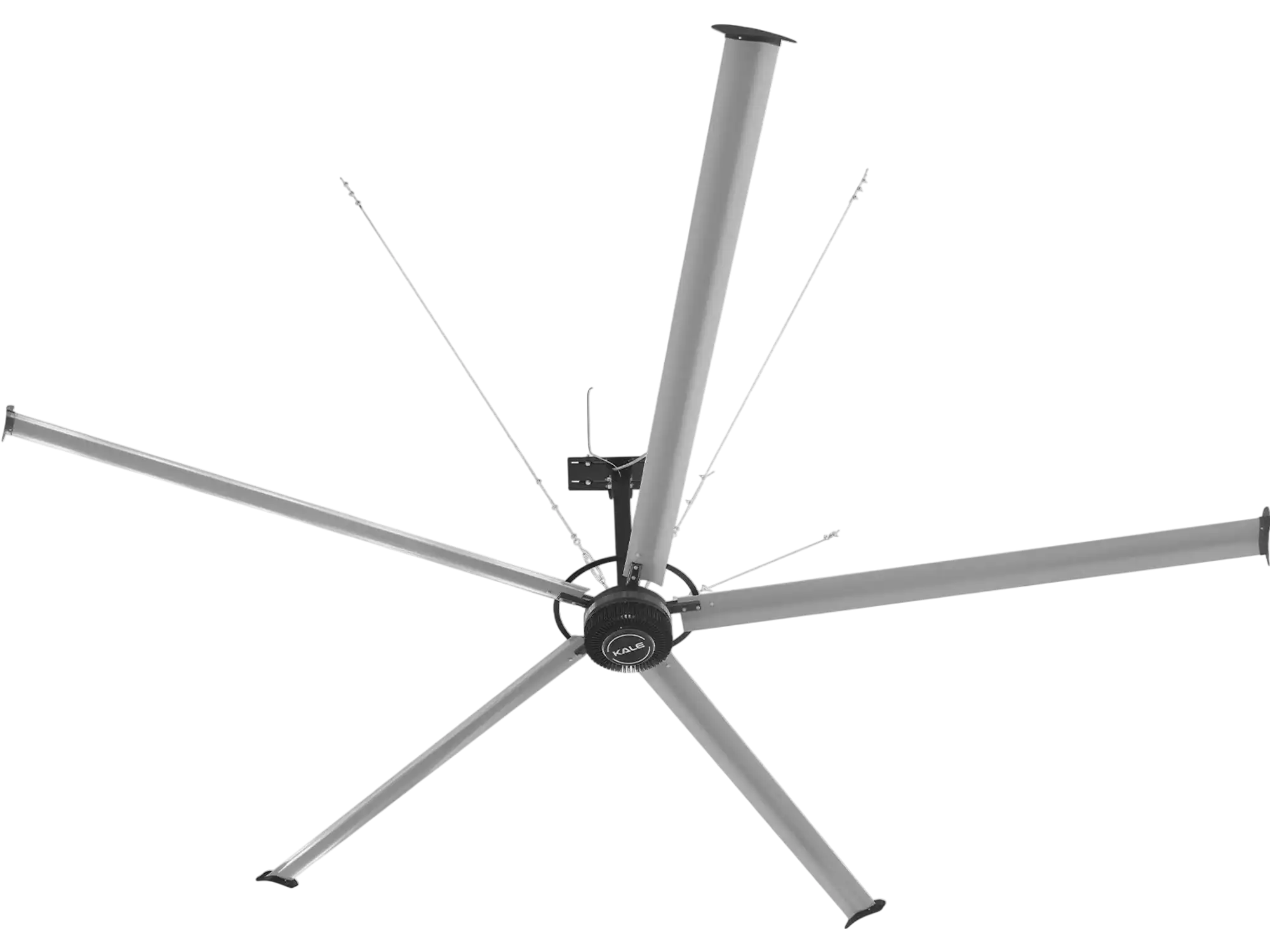 MechMaxx 16FT1PH Industrial Ceiling Fan HVLS 208-240V 1Ph Energy Efficient Large Area Air Circulation for Warehouses & Factories New