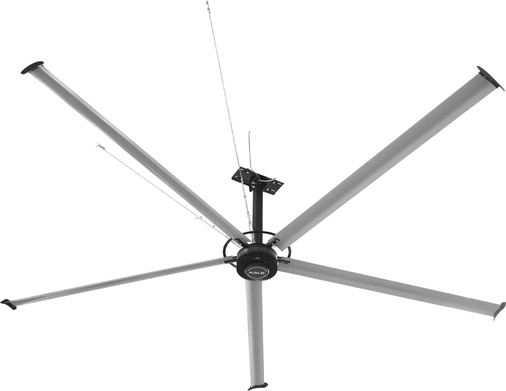 16FT HVLS Industrial Ceiling Fan 208-240V 3Ph - Energy Efficient Large Area Air Circulation for Fan Warehouses & Factories, 16FT3PH