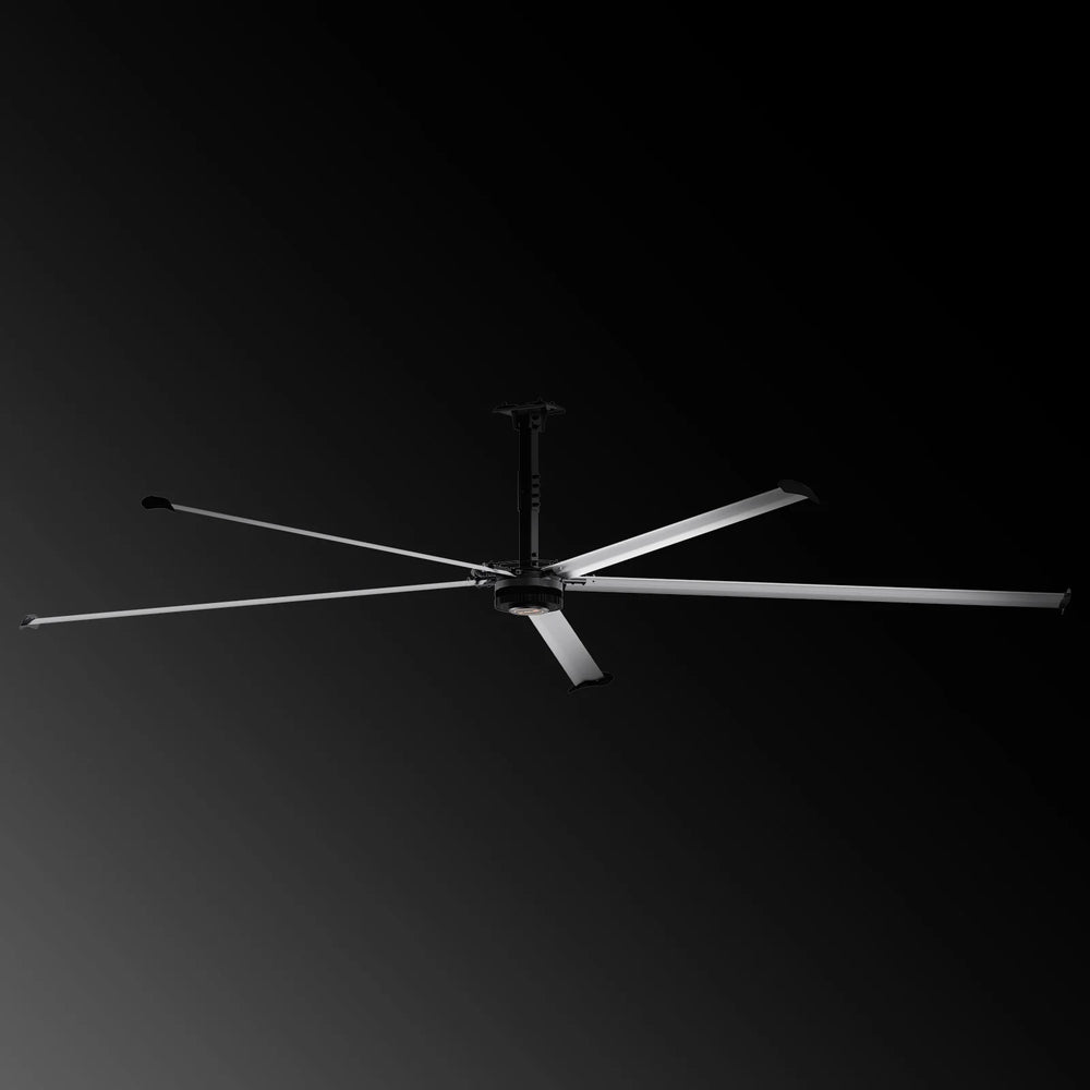 18FT HVLS Industrial Ceiling Fan 208-240V 3Ph - Energy Efficient Large Area Air Circulation for Fan Warehouses & Factories,  18FT3PH