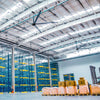 24FT HVLS Industrial Ceiling Fan 208-240V 1Ph - Energy Efficient Large Area Air Circulation Fan for Warehouses & Factories,  24FT1PH
