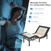 Costway Twin or Queen Size Bed Frame Electric Adjustable With Massage Modes New