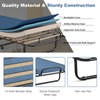 Costway Folding Bed Rollaway  75" x 32" Memory Foam Mattress Steel Frame Bed Clips New