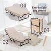 Costway Folding Bed Rollaway 76.5" x 31.5" Memory Foam Mattress Steel Frame with Dust-Proof Bag New