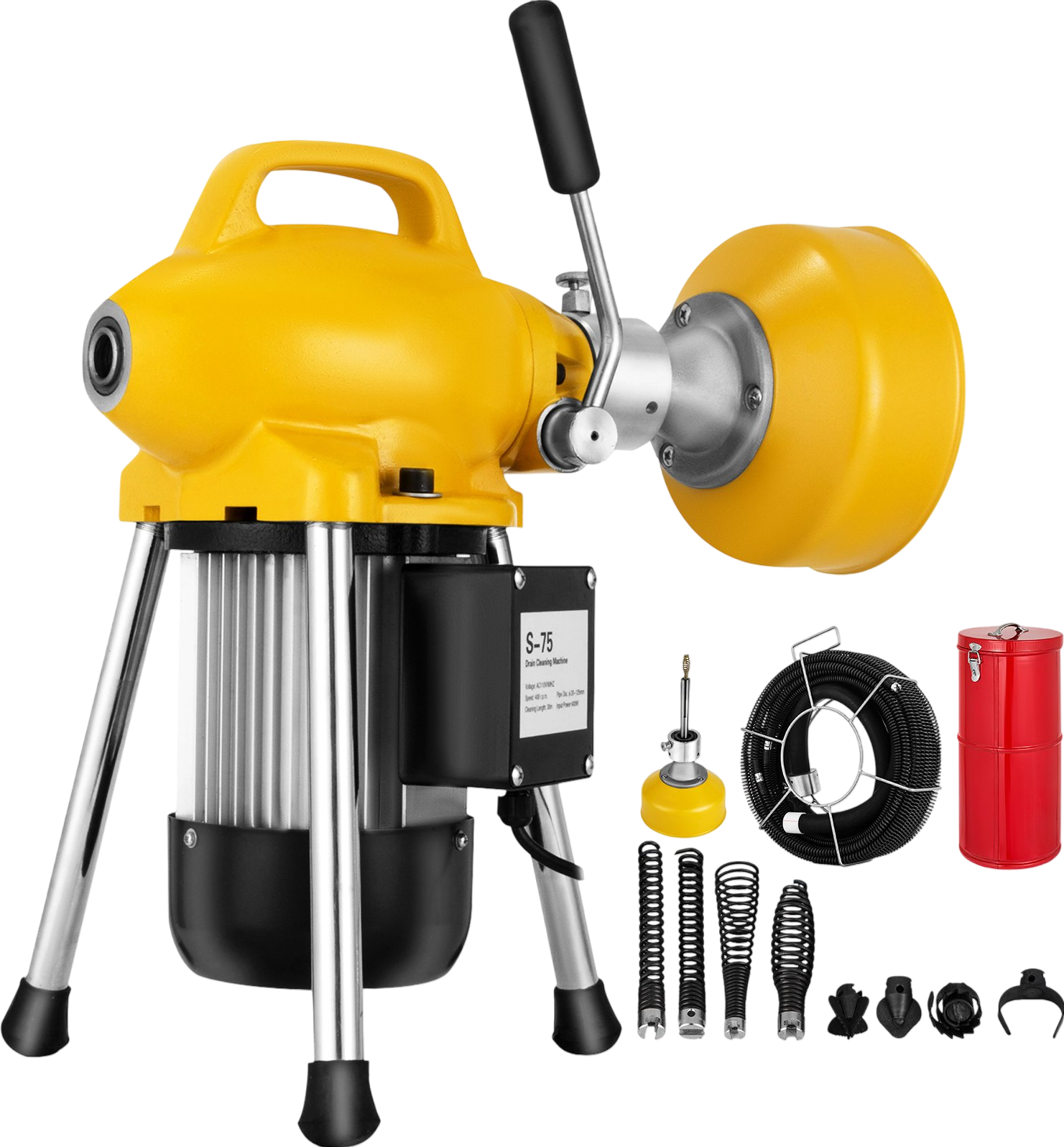 Vevor Drain Cleaning Machine 400W Sectional 66' x 5/8