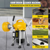 Vevor Drain Cleaning Machine 400W Sectional 66' x 5/8" and 16' x 2/5" Drain Cables with 8 Cutters New