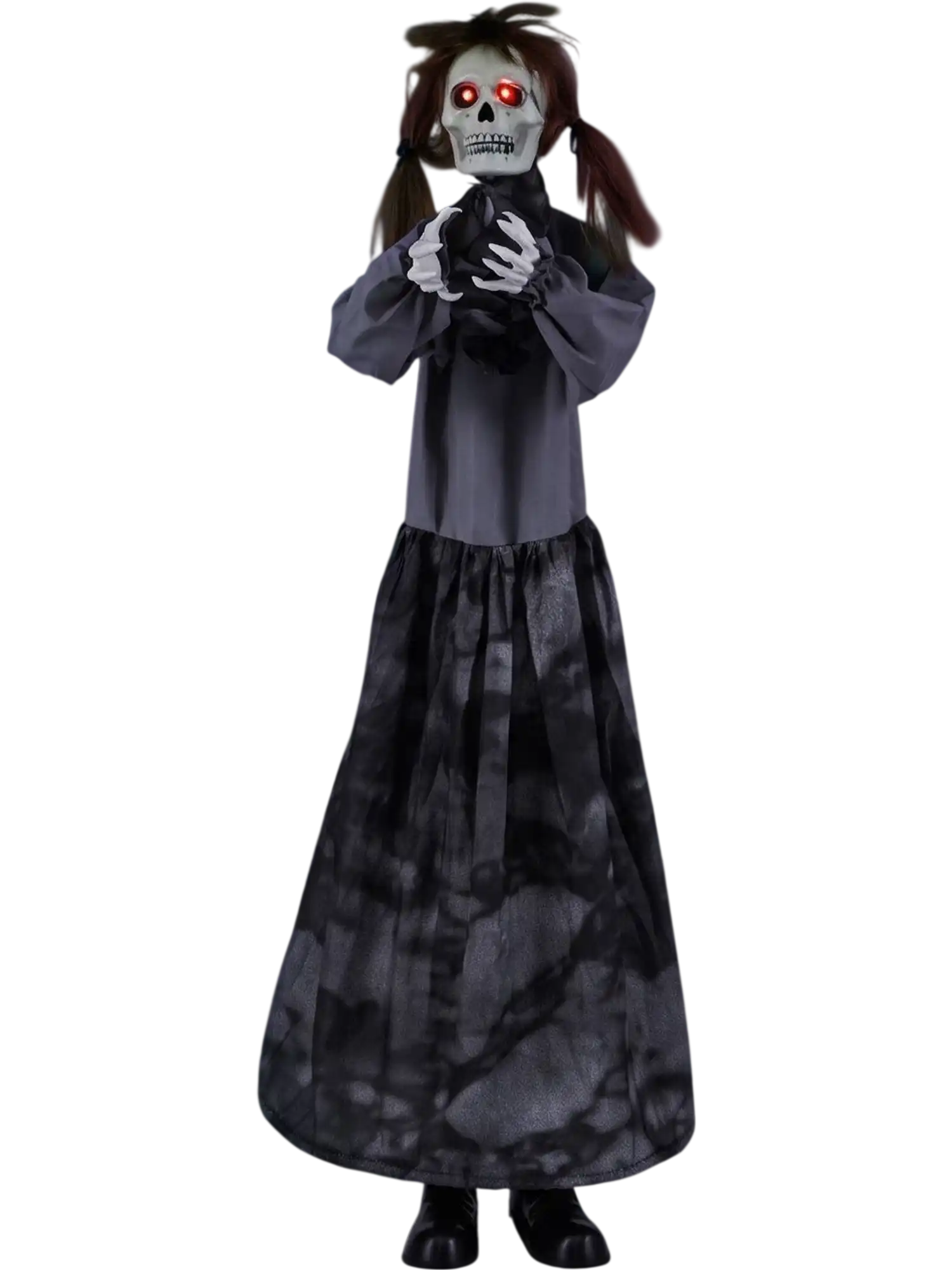 Costway Halloween Animatronic Jumpscare Doll Pop-Up Head Sound Activated 10630394 New