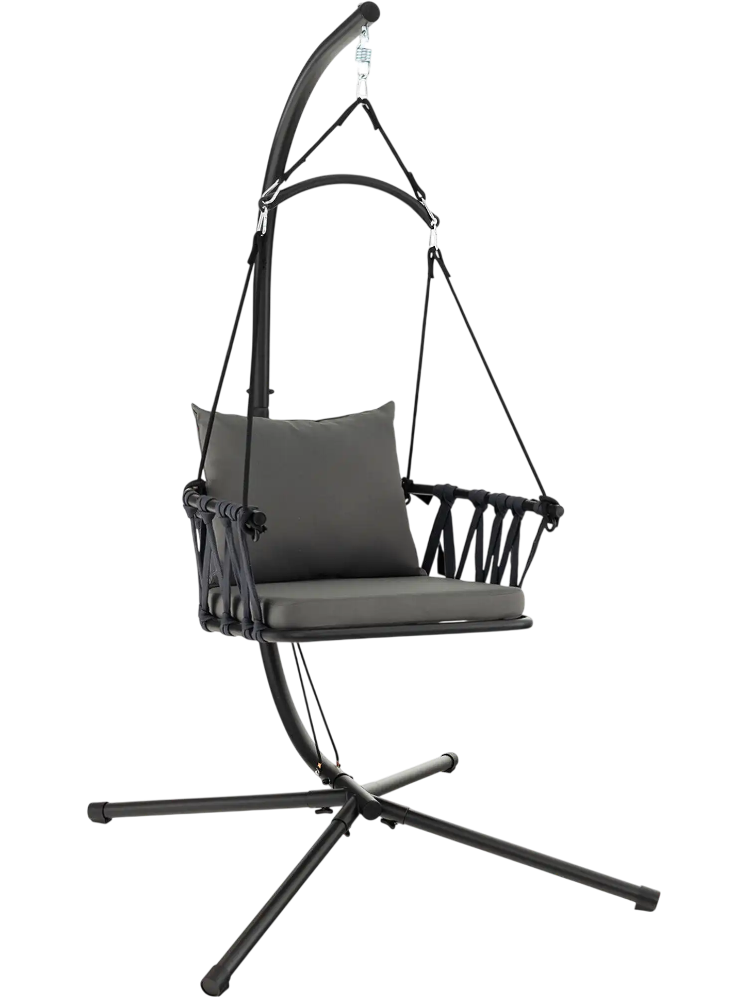 Costway Hanging Swing Chair with Stand Hammock 85437296 New