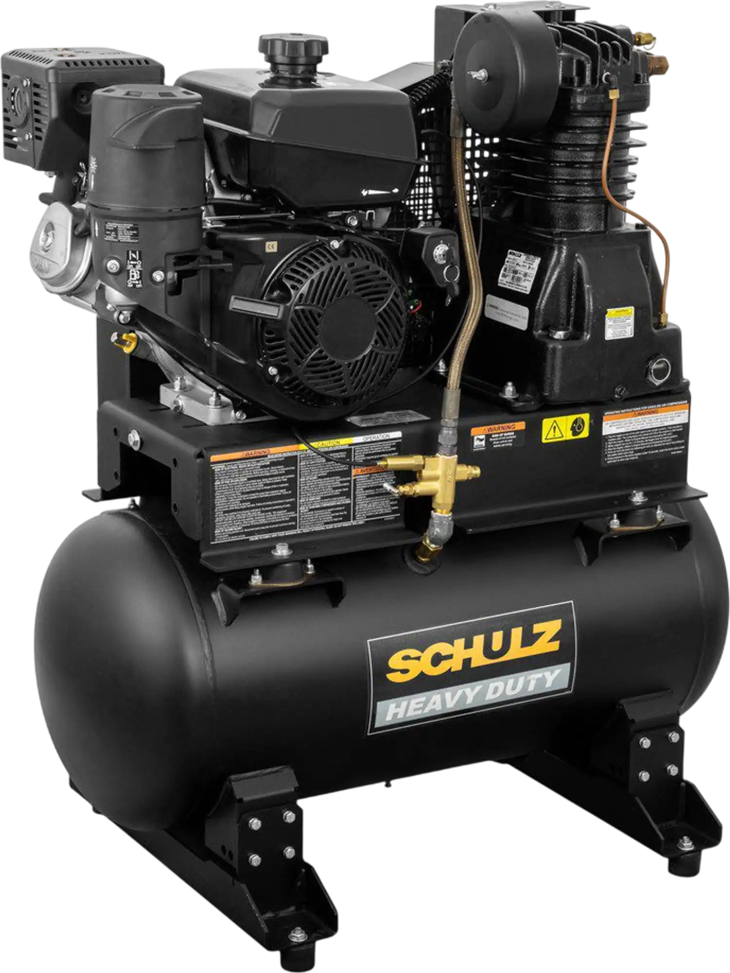 Schulz L-Series Air Compressor 13 HP 30 gal. 2-Stage Horizontal 30 CFM 175 PSI 1330HL30X-G New