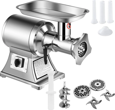 Costway 1.5HP 1100W 550lbs/h Commercial Meat Grinder 25401987 New