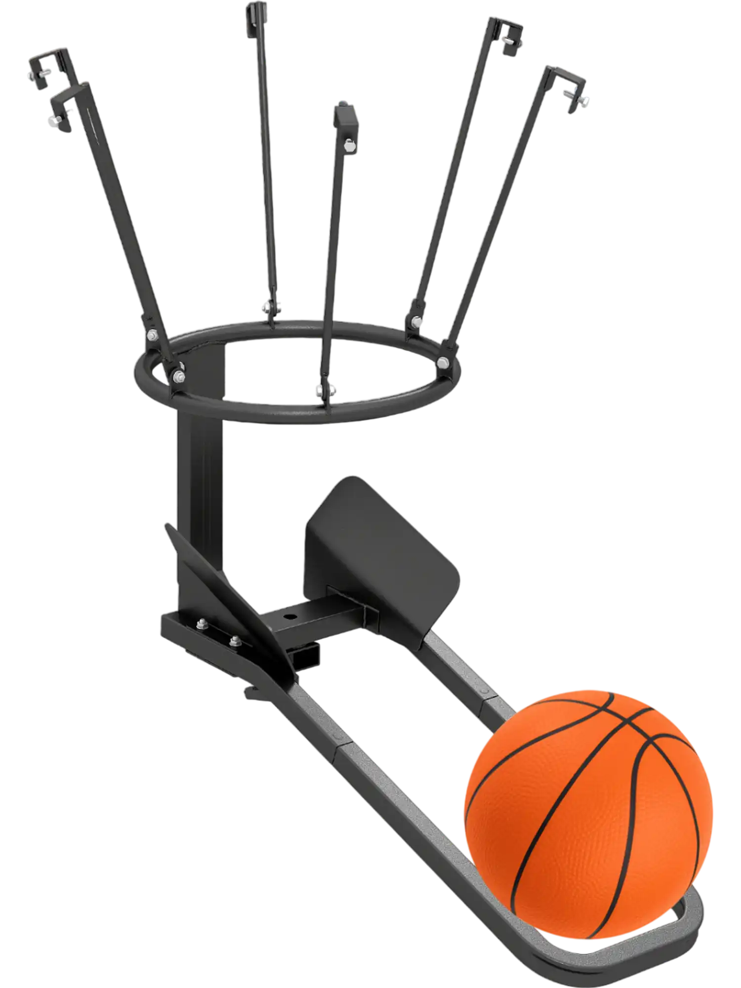 Costway Heavy-Duty Basketball Return Attachment 6 Hooks 13693941 New
