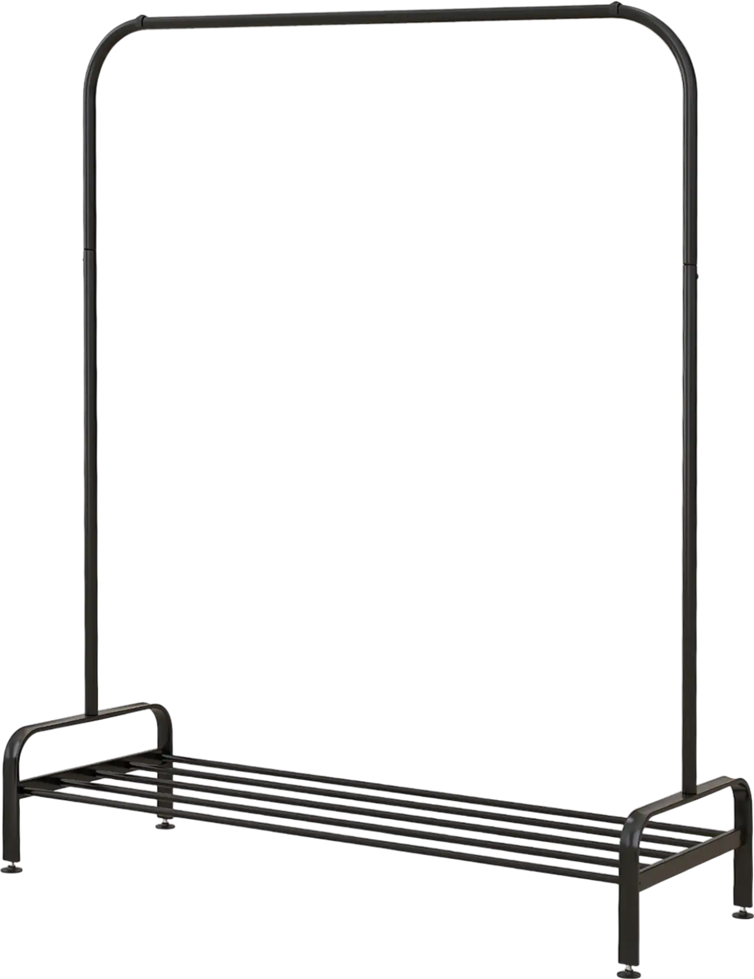 Costway Heavy Duty Clothes Garment Rack w/ Top Rod Lower Shelf 60924357 New